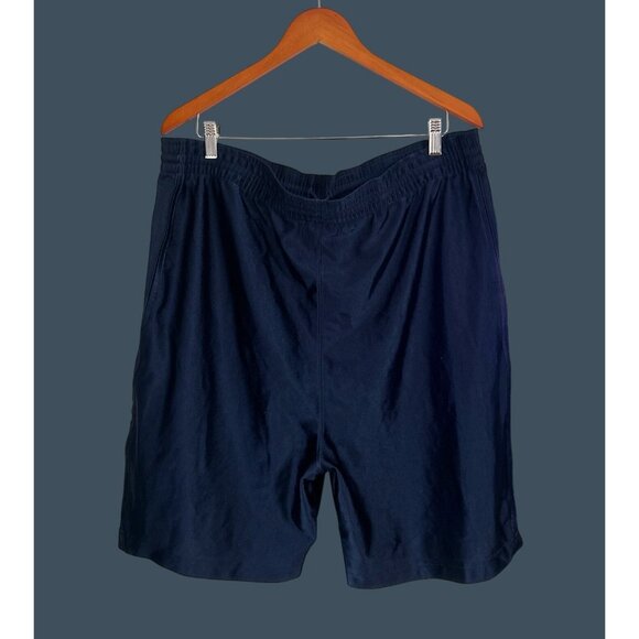 Adidas Mens Navy Blue Athletic Shorts Size L - Picture 2 of 6